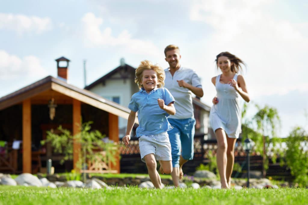 Familie mit Kindern