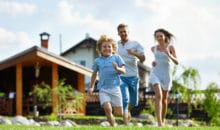 Familie mit Kindern
