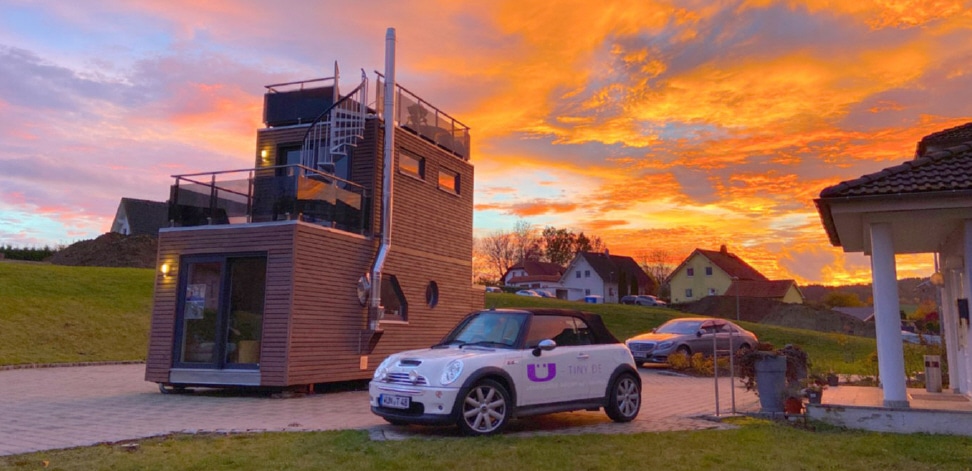 Ü-Tiny-Haus Sonnenuntergang Der Baufi Berater