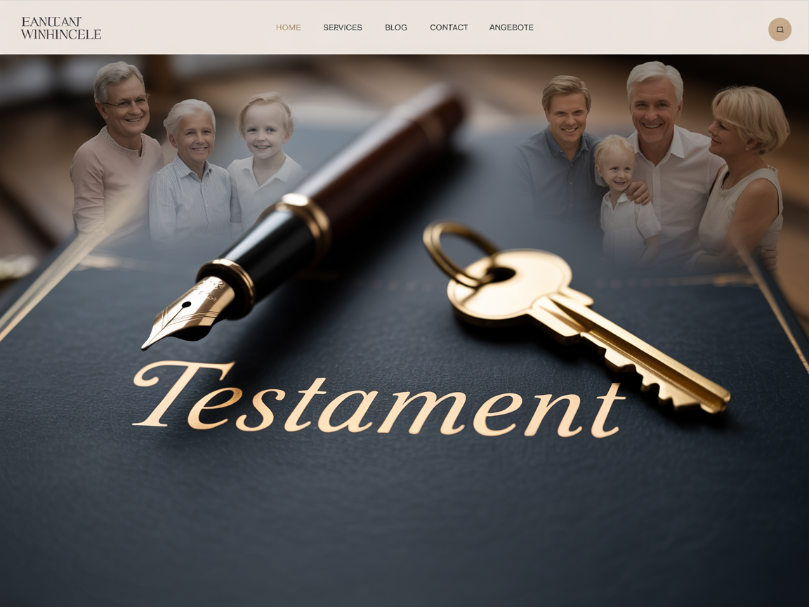 Testament und Nachfolgeregelung